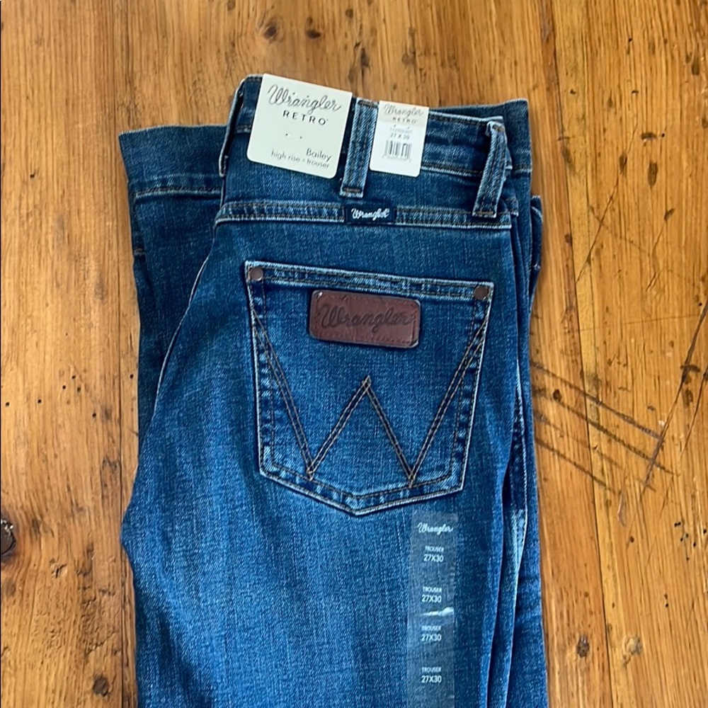 Wrangler high rise jeans